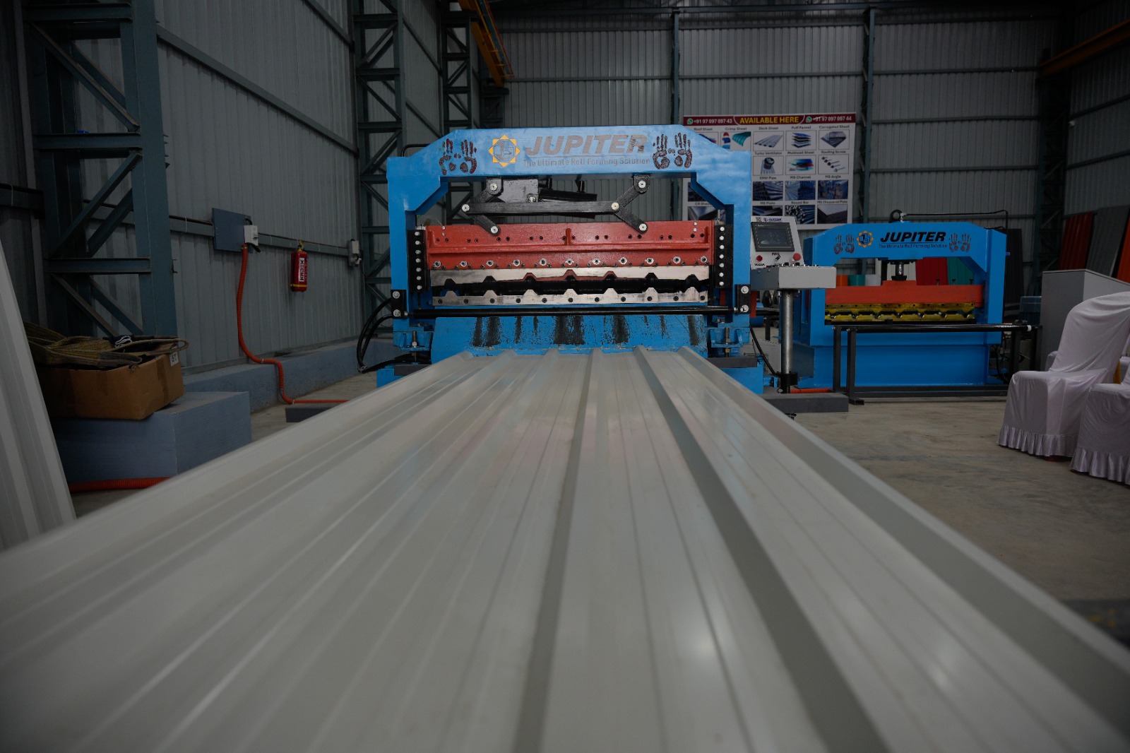 Jupiter roll-forming line producing corrugated sheets