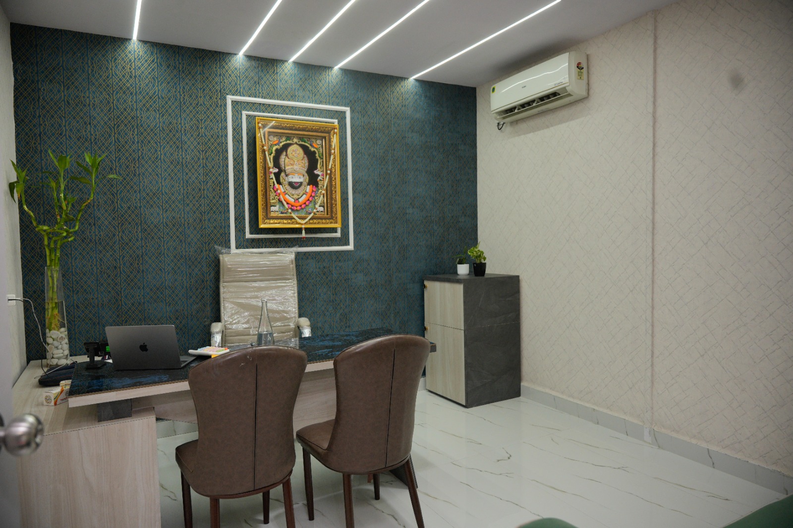 Executive office workspace at Varsh Industries