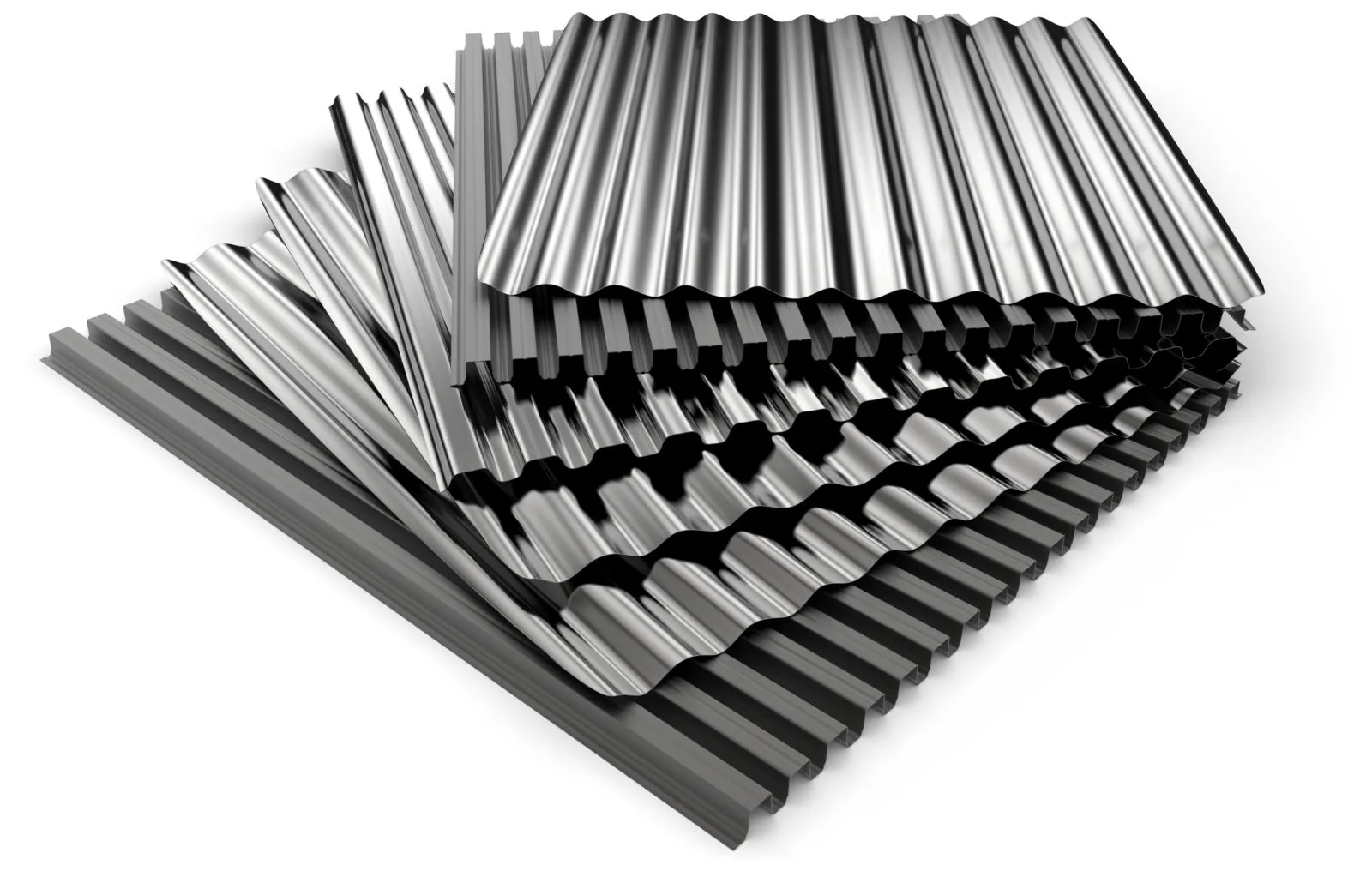 Corrugated structural cladding profile