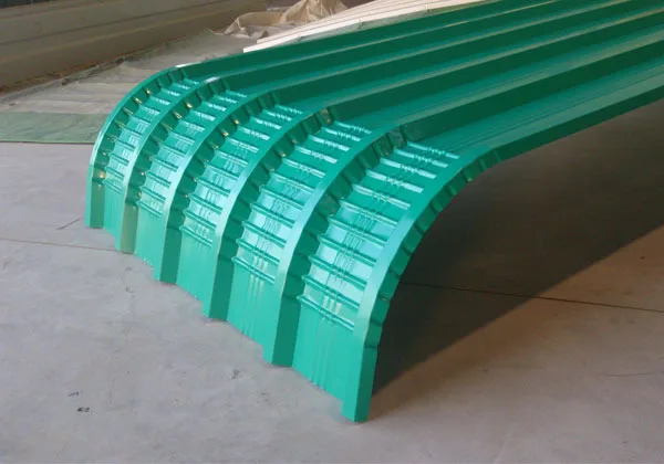 Crimp curved roof sheets
