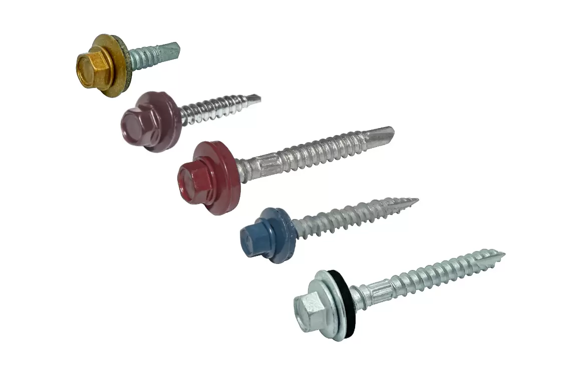 Roofing screws and self-drilling fasteners